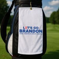 Let's Go Brandon Make American Great Again Golf Towel thumb 2