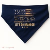 Let's Go Brandon - Let's Go 2024 We The People USA-Made Doggie Bandana thumb 0