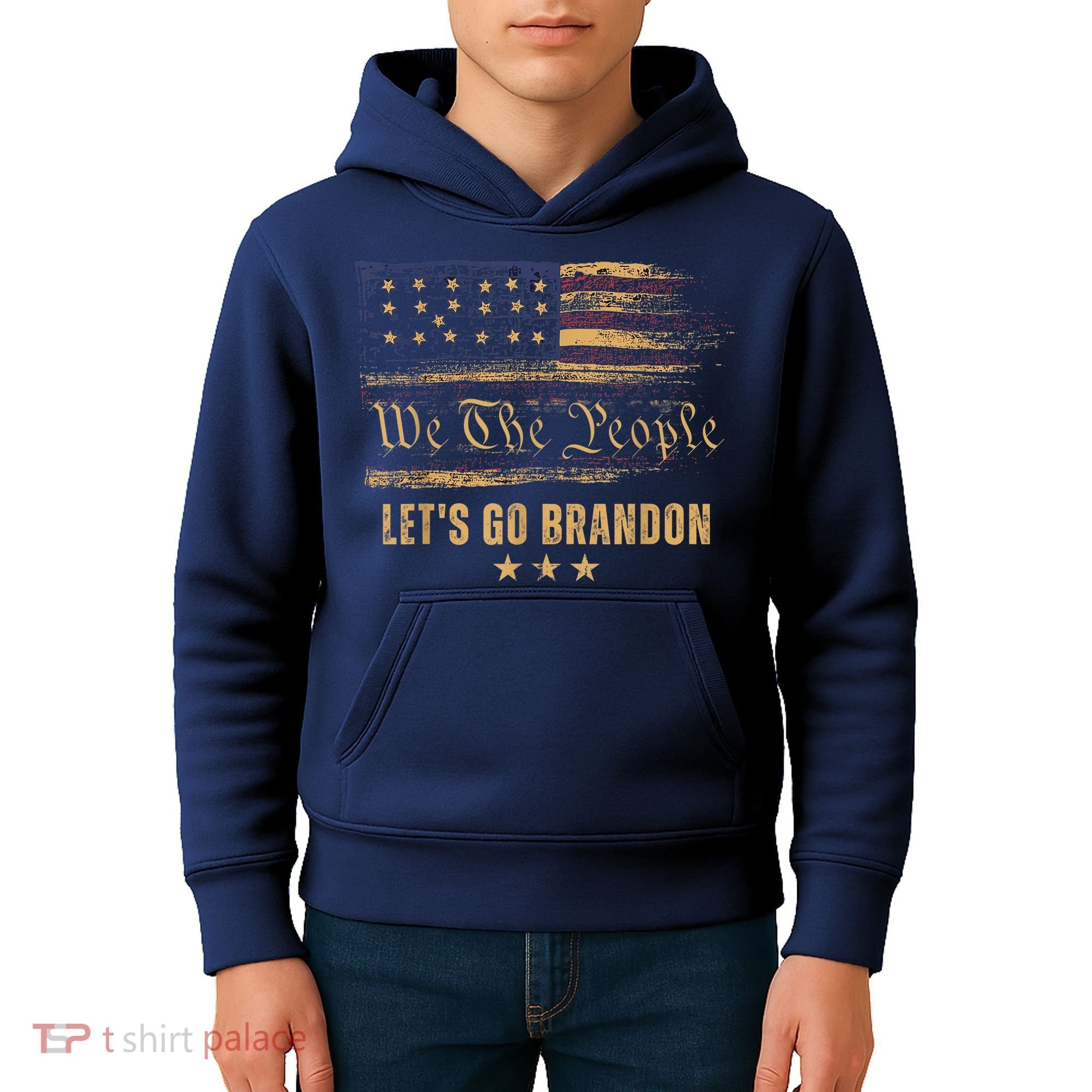 Let's Go Brandon - Let's Go 2024 We The People Kids Hoodie