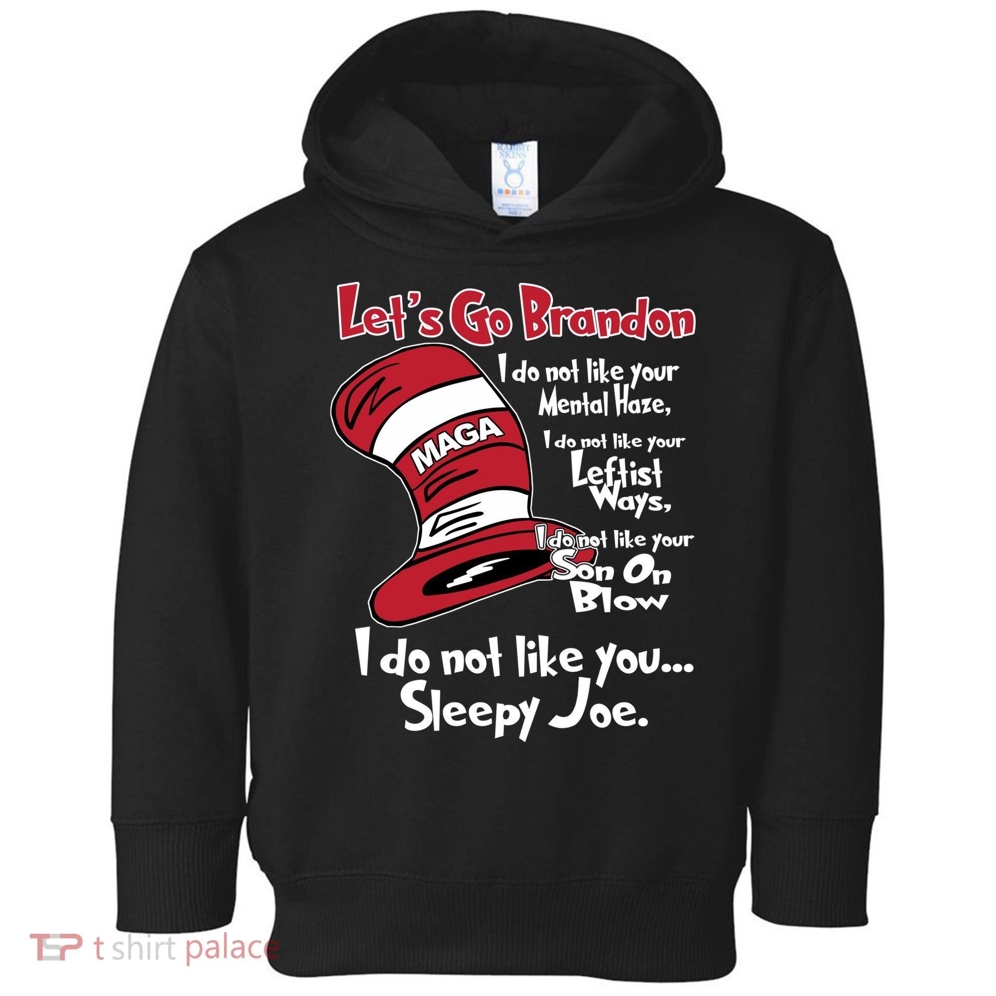 Lets Go Brandon Funny Maga Toddler Hoodie
