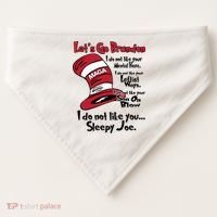 Lets Go Brandon Funny Maga USA-Made Doggie Bandana thumb 0