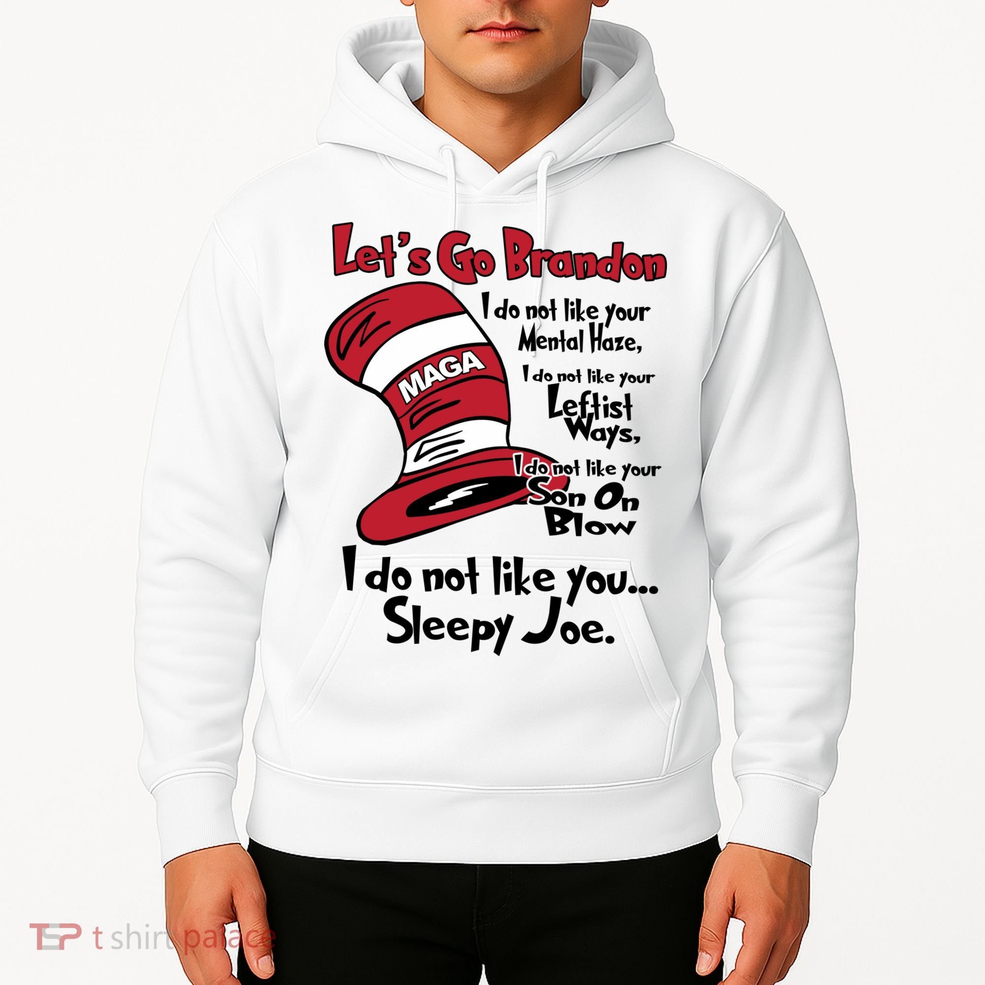 Lets Go Brandon Funny Maga Hoodie