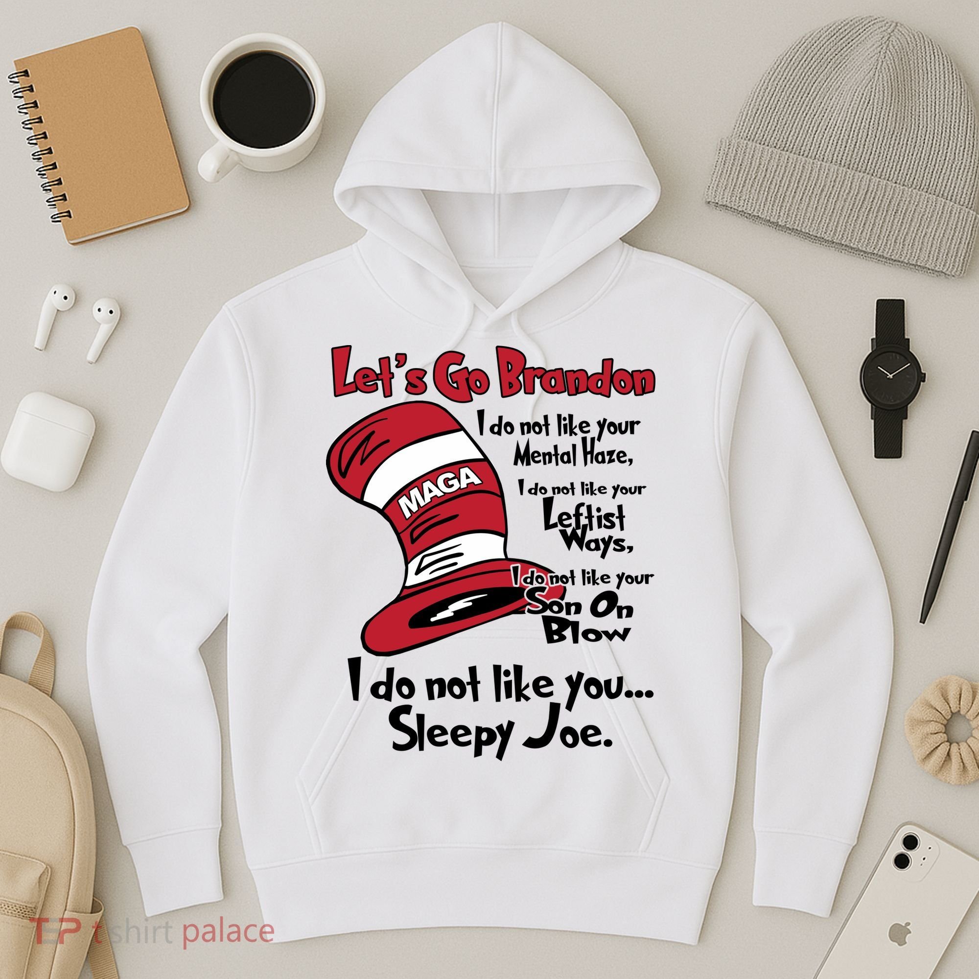 Lets Go Brandon Funny Maga Hoodie