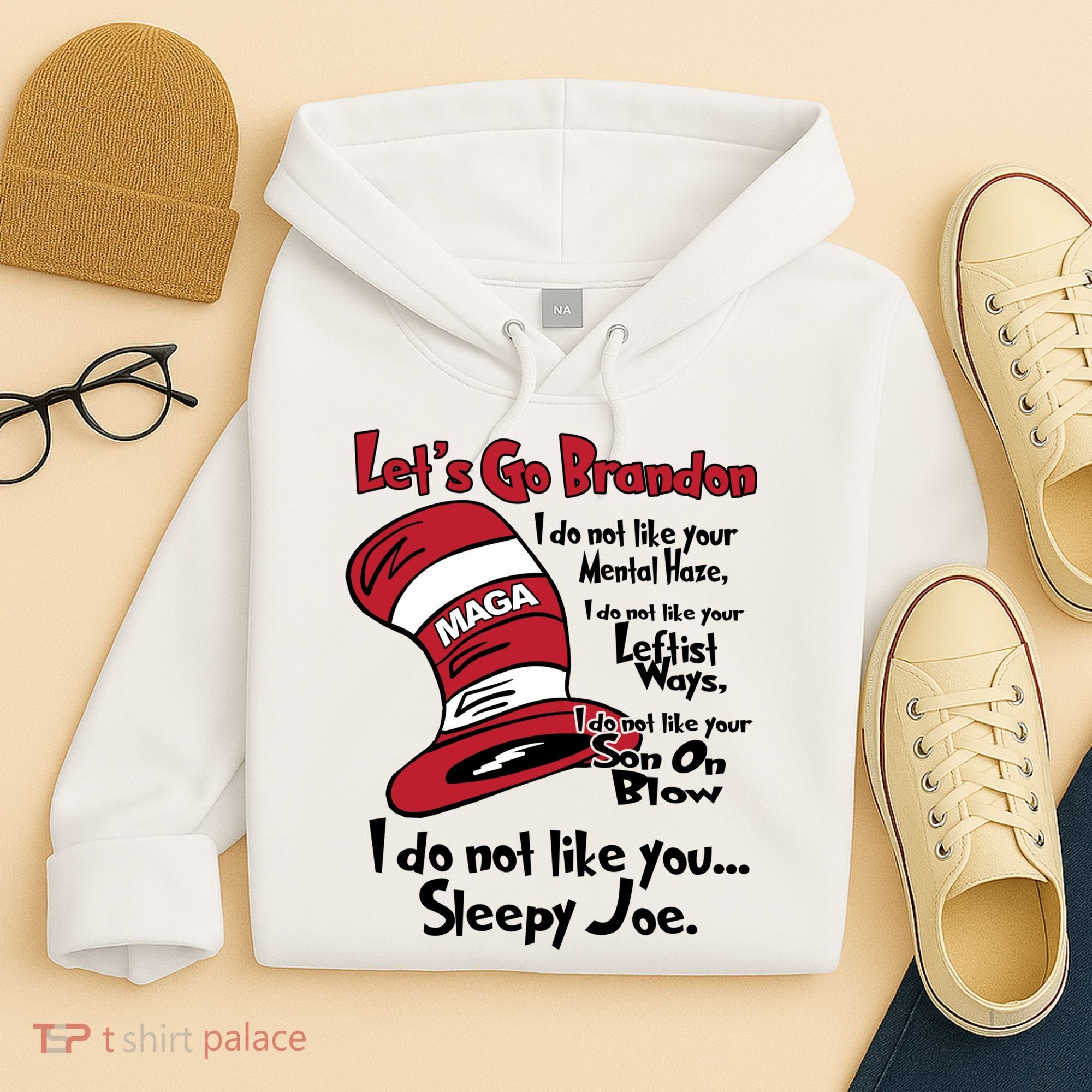 Lets Go Brandon Funny Maga Hoodie