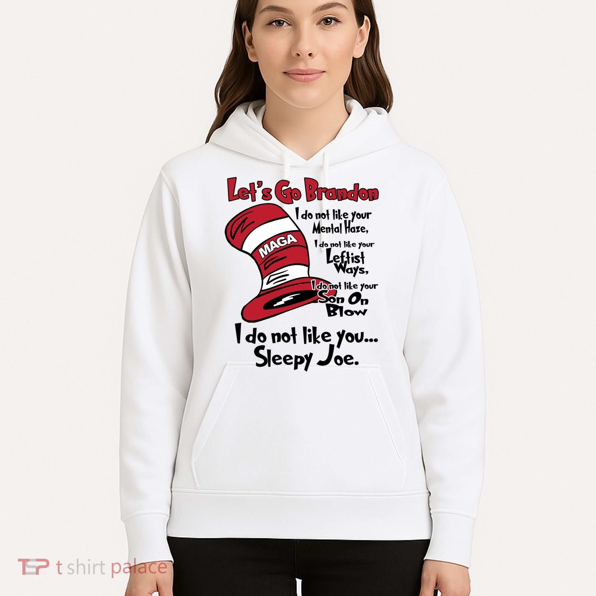 Lets Go Brandon Funny Maga Hoodie