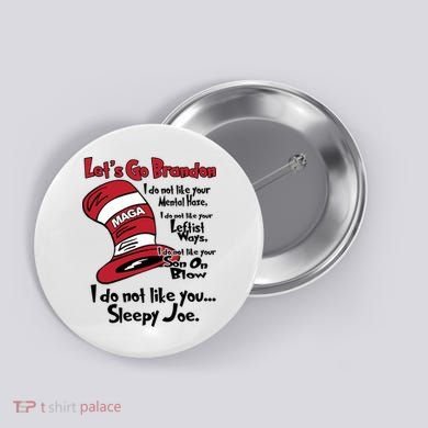 Lets Go Brandon Funny Maga Button