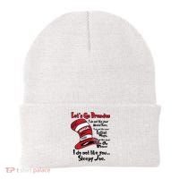 Lets Go Brandon Funny Maga Beanie thumb 0
