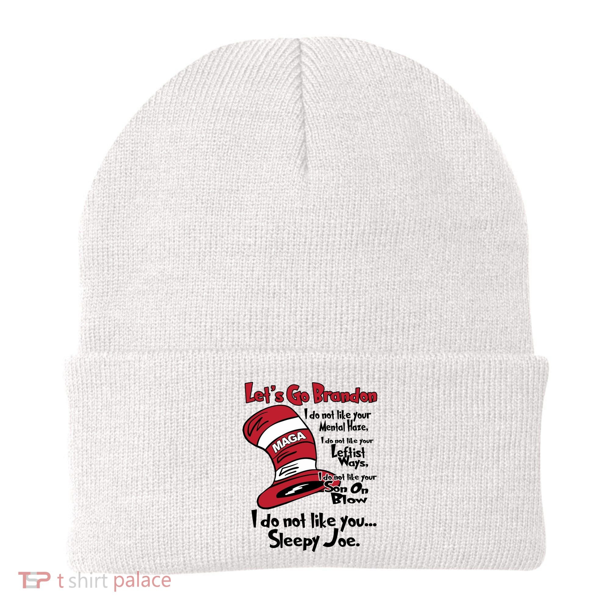 Lets Go Brandon Funny Maga Beanie