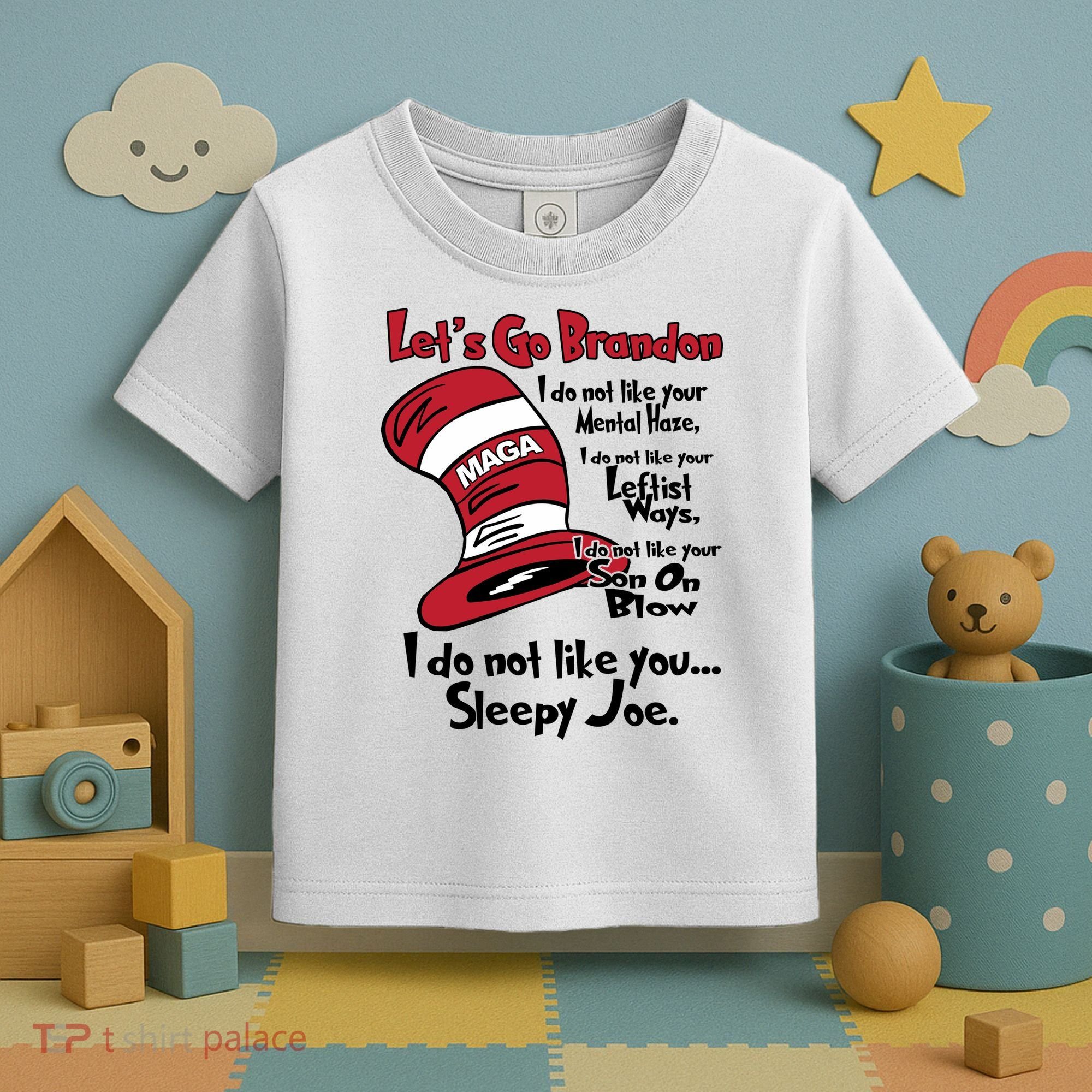 Lets Go Brandon Funny Maga Toddler T-Shirt