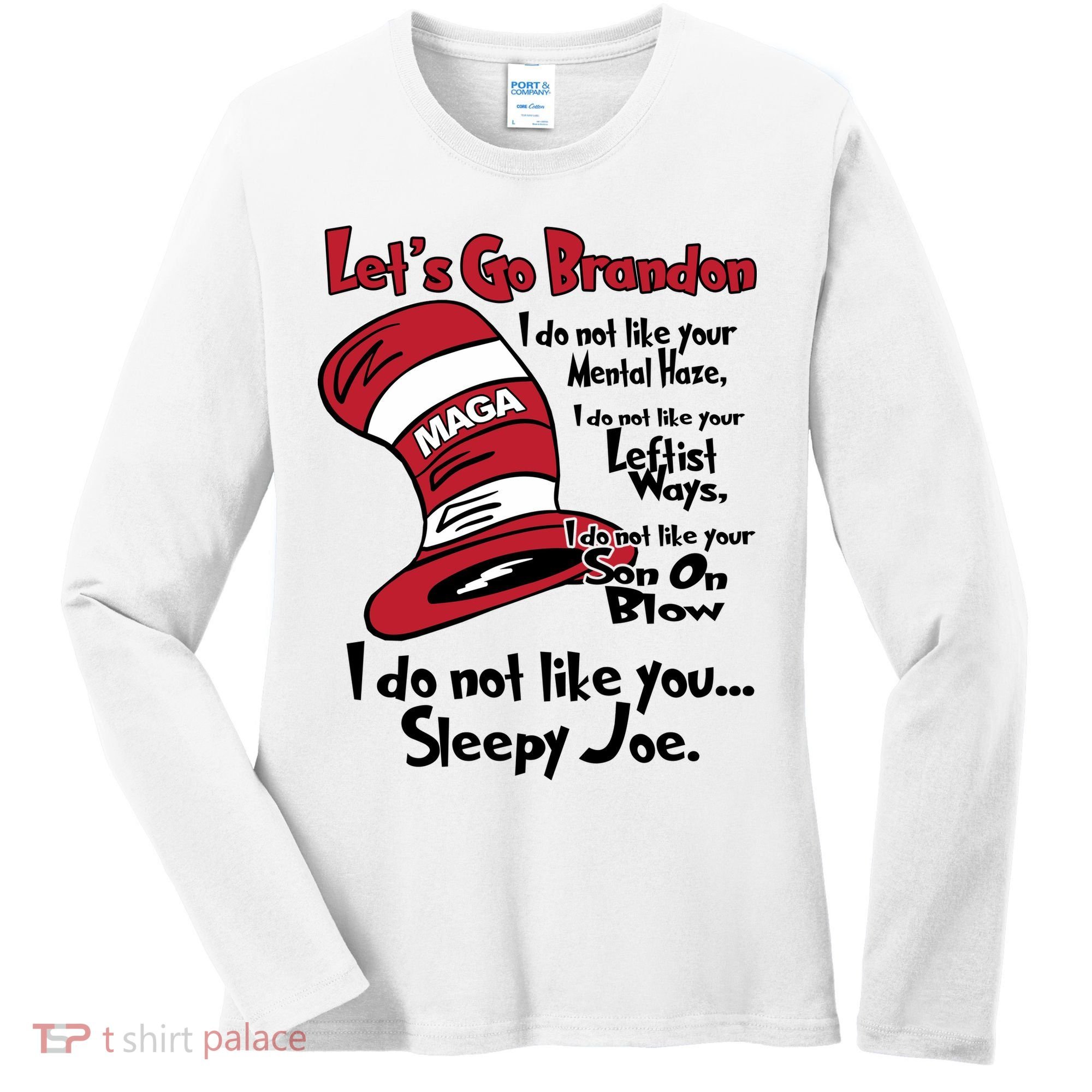 Lets Go Brandon Funny Maga Women's Long Sleeve Shirt