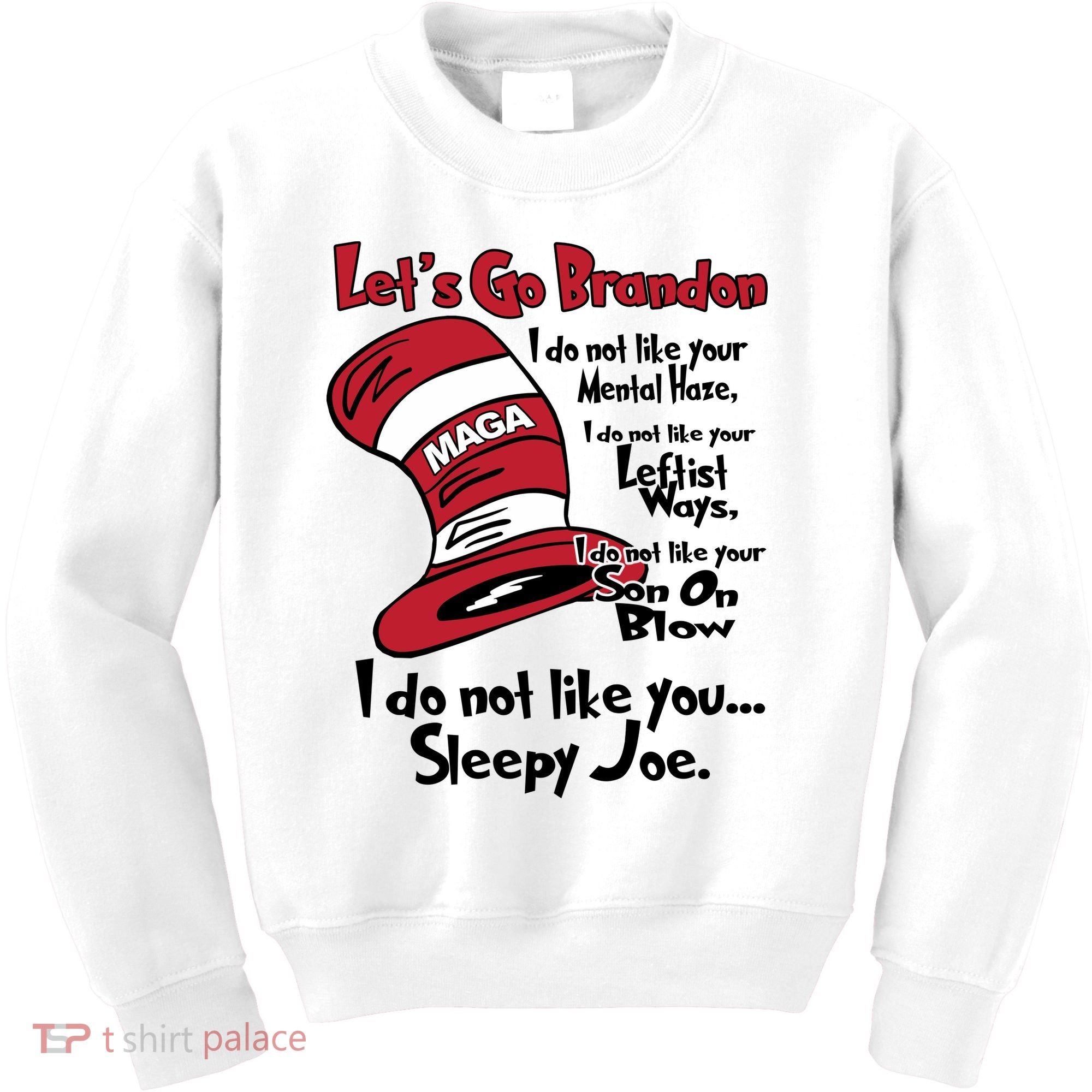 Lets Go Brandon Funny Maga Kids Sweatshirt