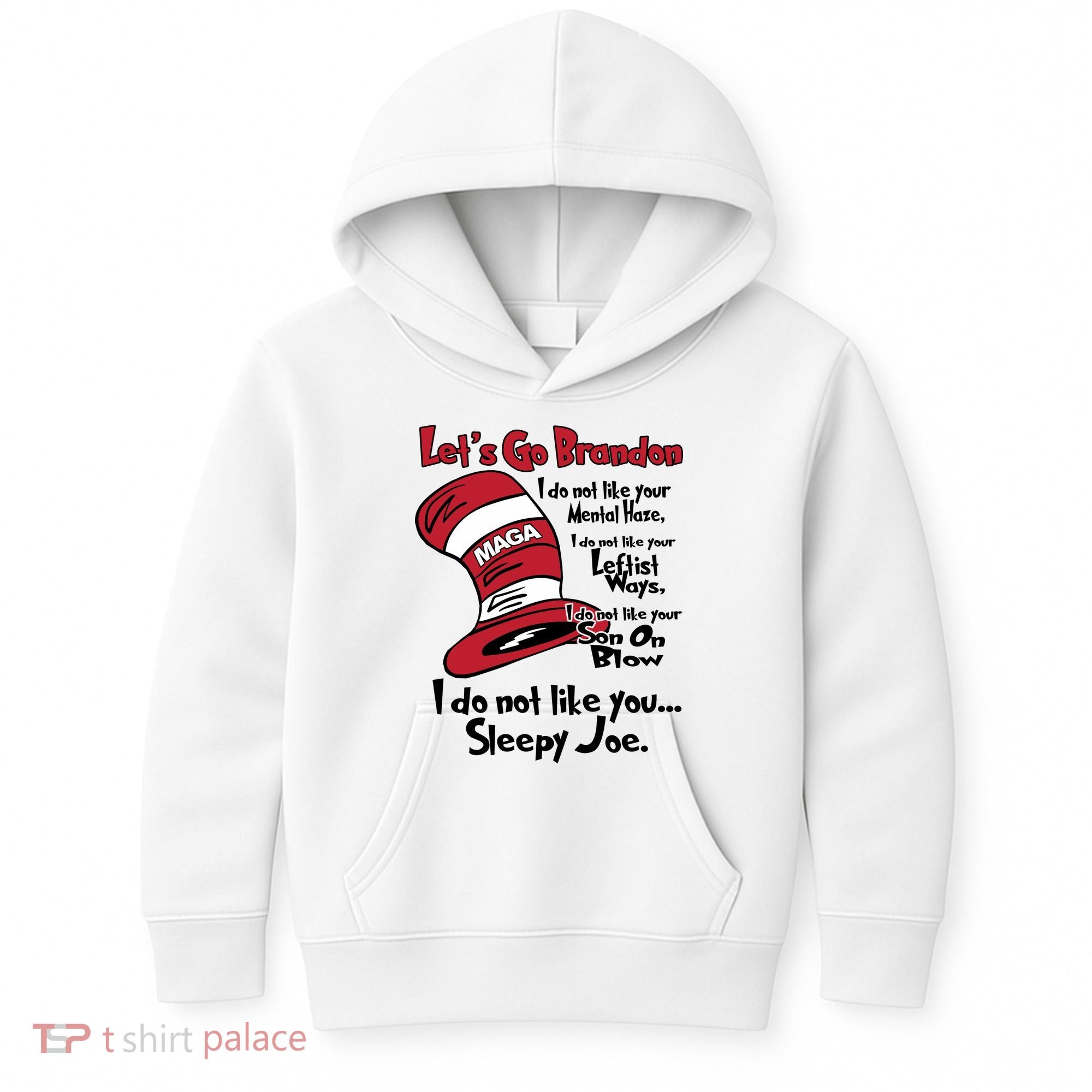 Lets Go Brandon Funny Maga Kids Hoodie