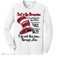 Lets Go Brandon Funny Maga Kids Long Sleeve Shirt thumb 0