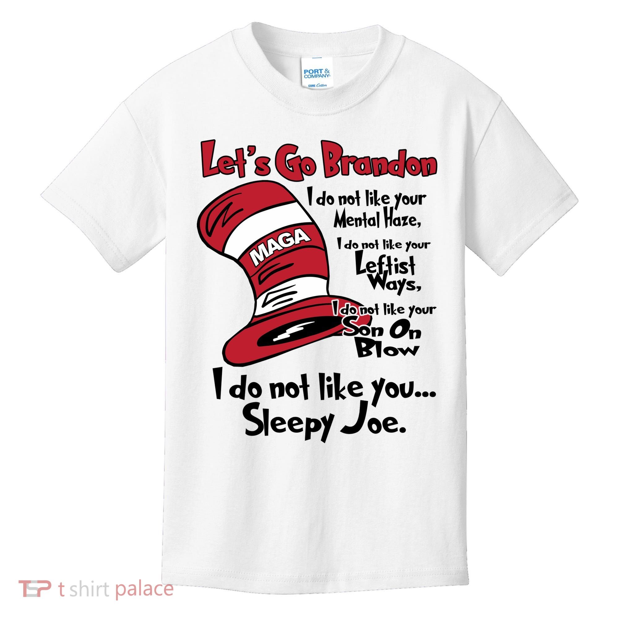 Lets Go Brandon Funny Maga Kids T-Shirt