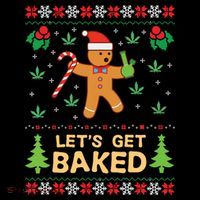 Lets Get Baked Cookie Weed Xmas Ugly Christmas Sweater Coffee Mug thumb 5