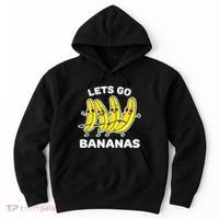Lets Go Bananas Funny Fruit Pun Banana Hoodie thumb 0