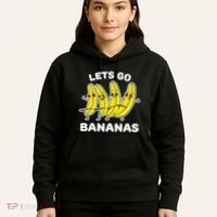 Lets Go Bananas Funny Fruit Pun Banana Hoodie thumb 5
