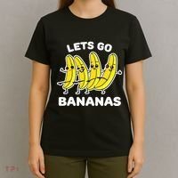 Lets Go Bananas Funny Fruit Pun Banana T-Shirt thumb 4