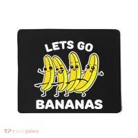 Lets Go Bananas Funny Fruit Pun Banana Mousepad thumb 0