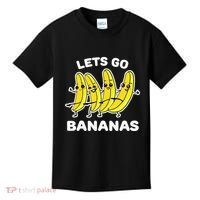 Lets Go Bananas Funny Fruit Pun Banana Kids T-Shirt thumb 0