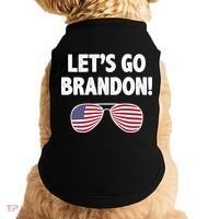 Let's Go Brandon Conservative F Biden Chant Doggie Tank thumb 0