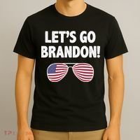 Let's Go Brandon Conservative F Biden Chant T-Shirt thumb 3
