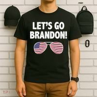 Let's Go Brandon Conservative F Biden Chant T-Shirt thumb 6