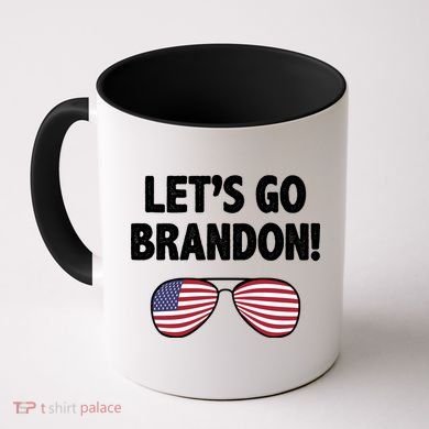 Let's Go Brandon Conservative F Biden Chant Coffee Mug