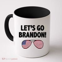 Let's Go Brandon Conservative F Biden Chant Coffee Mug thumb 0