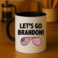 Let's Go Brandon Conservative F Biden Chant Coffee Mug thumb 4