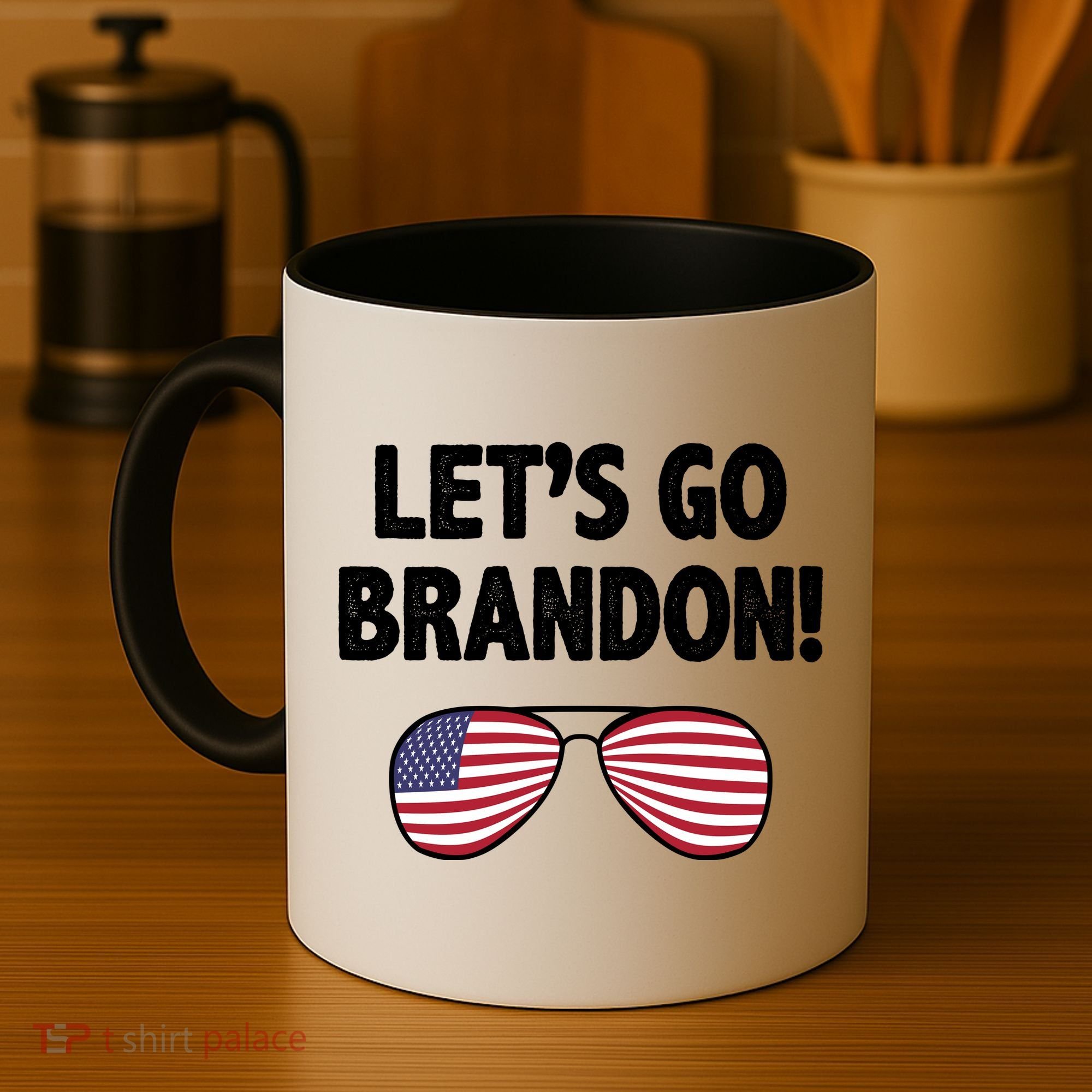 Let's Go Brandon Conservative F Biden Chant Coffee Mug
