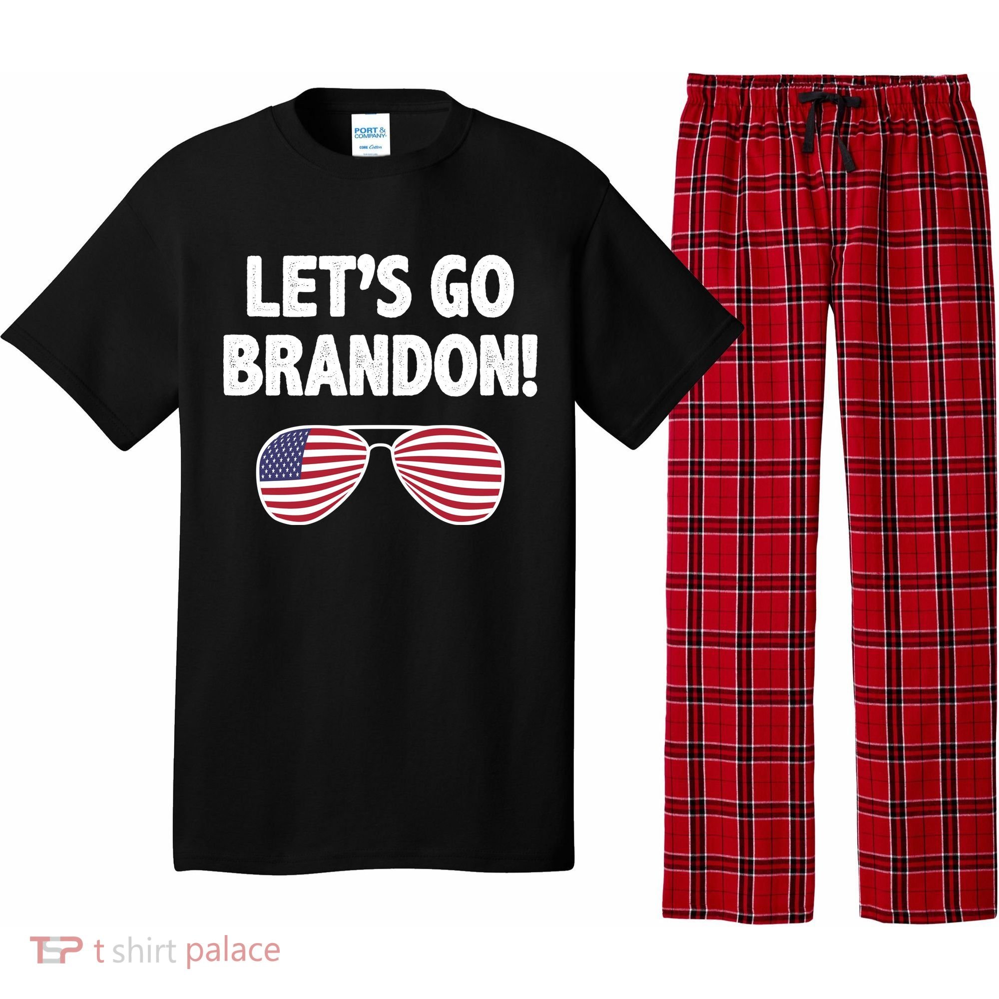 Let's Go Brandon Conservative F Biden Chant Pajama Set