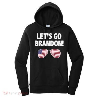 Let's Go Brandon Conservative F Biden Chant Women's Hoodie