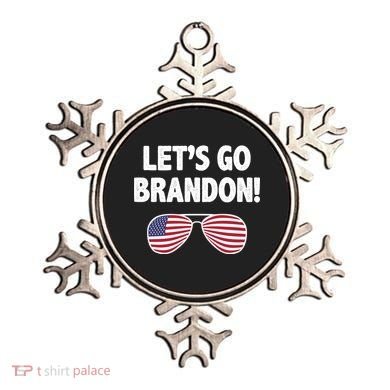 Let's Go Brandon Conservative F Biden Chant Ornament