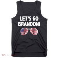Let's Go Brandon Conservative F Biden Chant Tank Top thumb 0