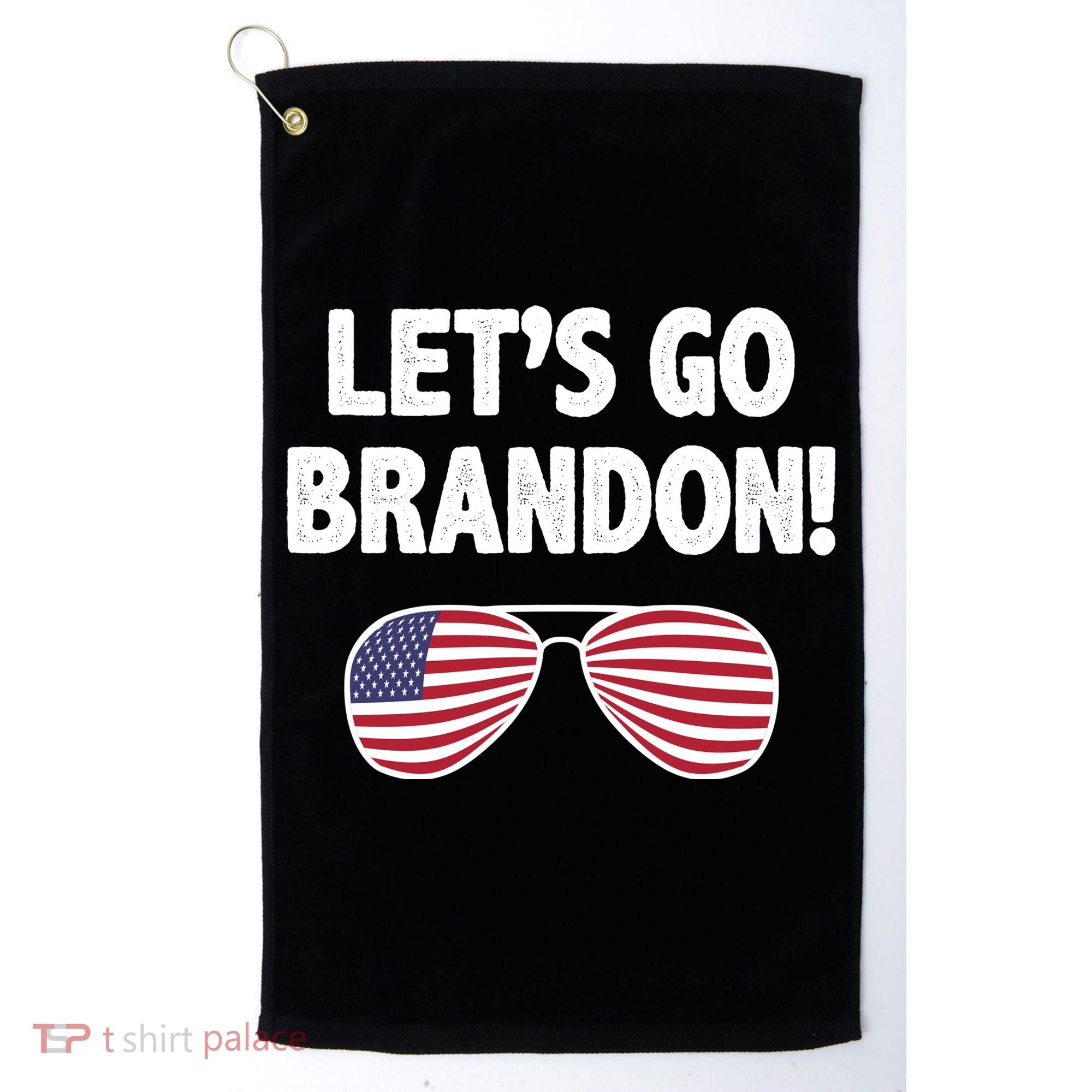 Let's Go Brandon Conservative F Biden Chant Golf Towel