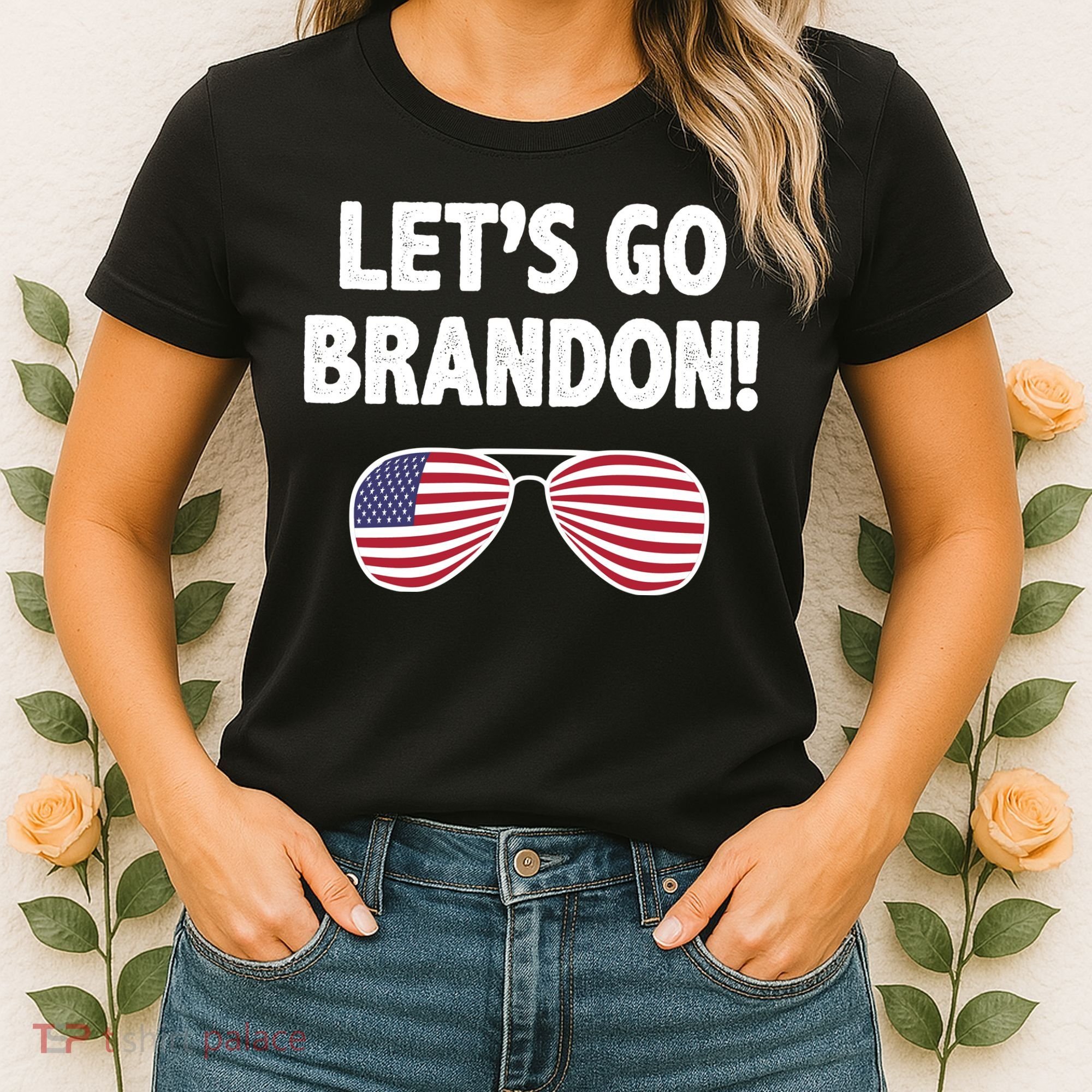 Let's Go Brandon Conservative F Biden Chant Women's T-Shirt