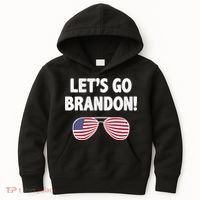 Let's Go Brandon Conservative F Biden Chant Kids Hoodie thumb 0