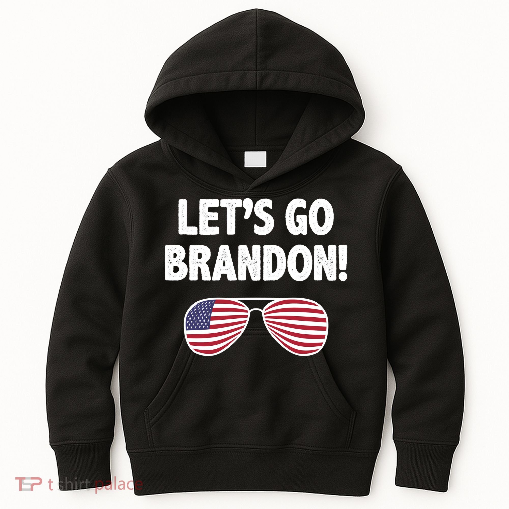 Let's Go Brandon Conservative F Biden Chant Kids Hoodie