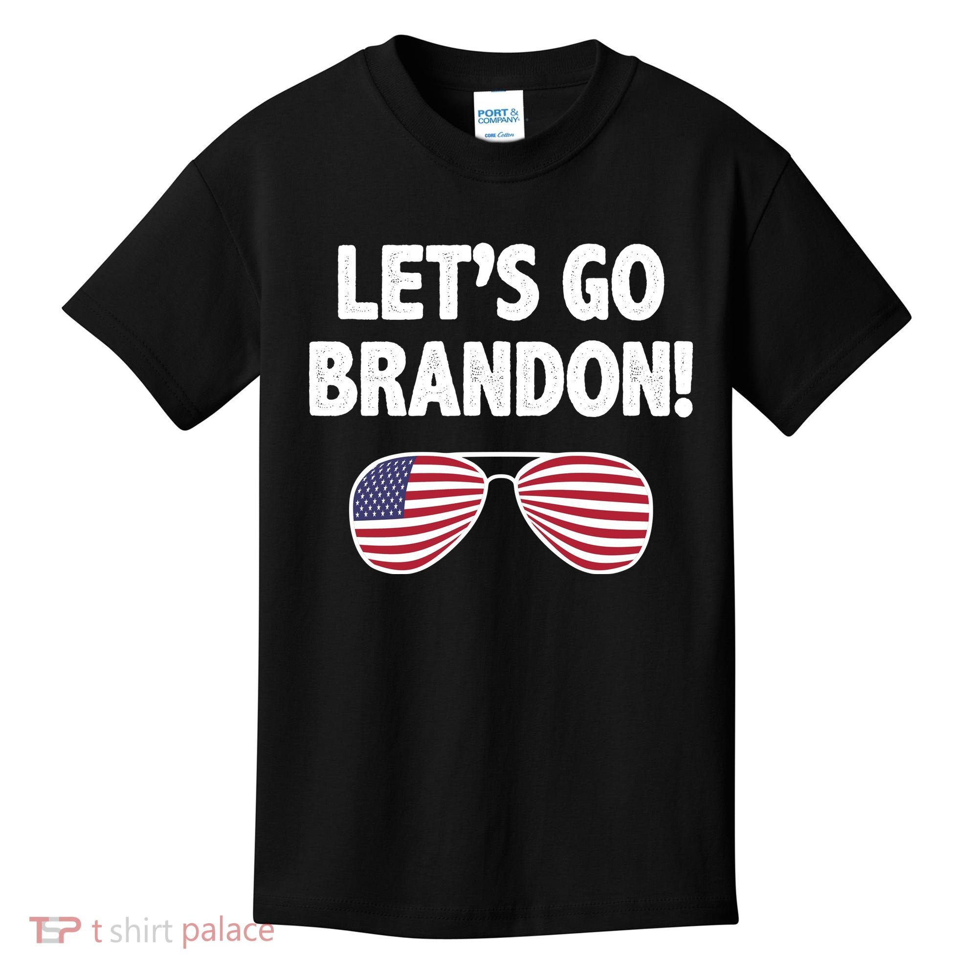 Let's Go Brandon Conservative F Biden Chant Kids T-Shirt