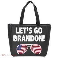 Let's Go Brandon Conservative F Biden Chant Tote Bag thumb 0