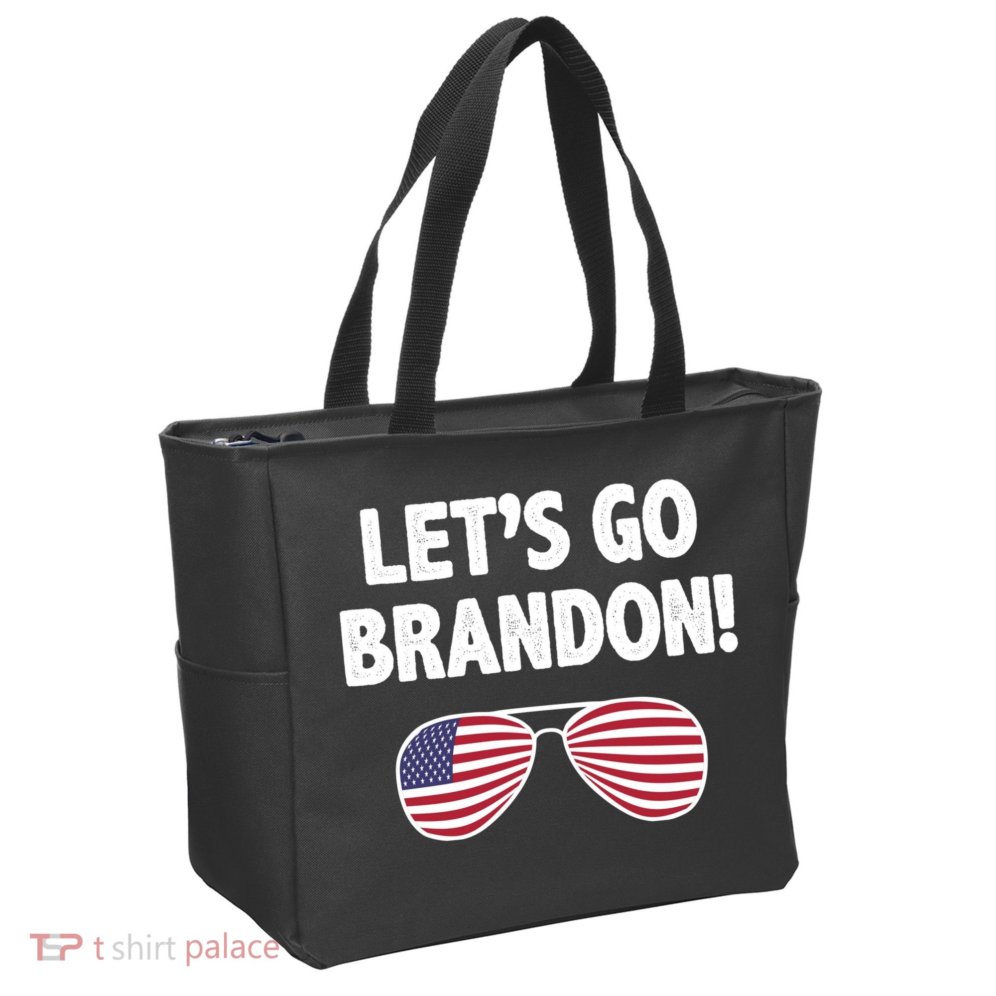 Let's Go Brandon Conservative F Biden Chant Tote Bag
