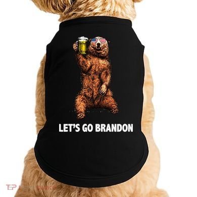 Let's Go Brandon Cheers American Bear Doggie Tank