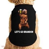 Let's Go Brandon Cheers American Bear Doggie Tank thumb 0