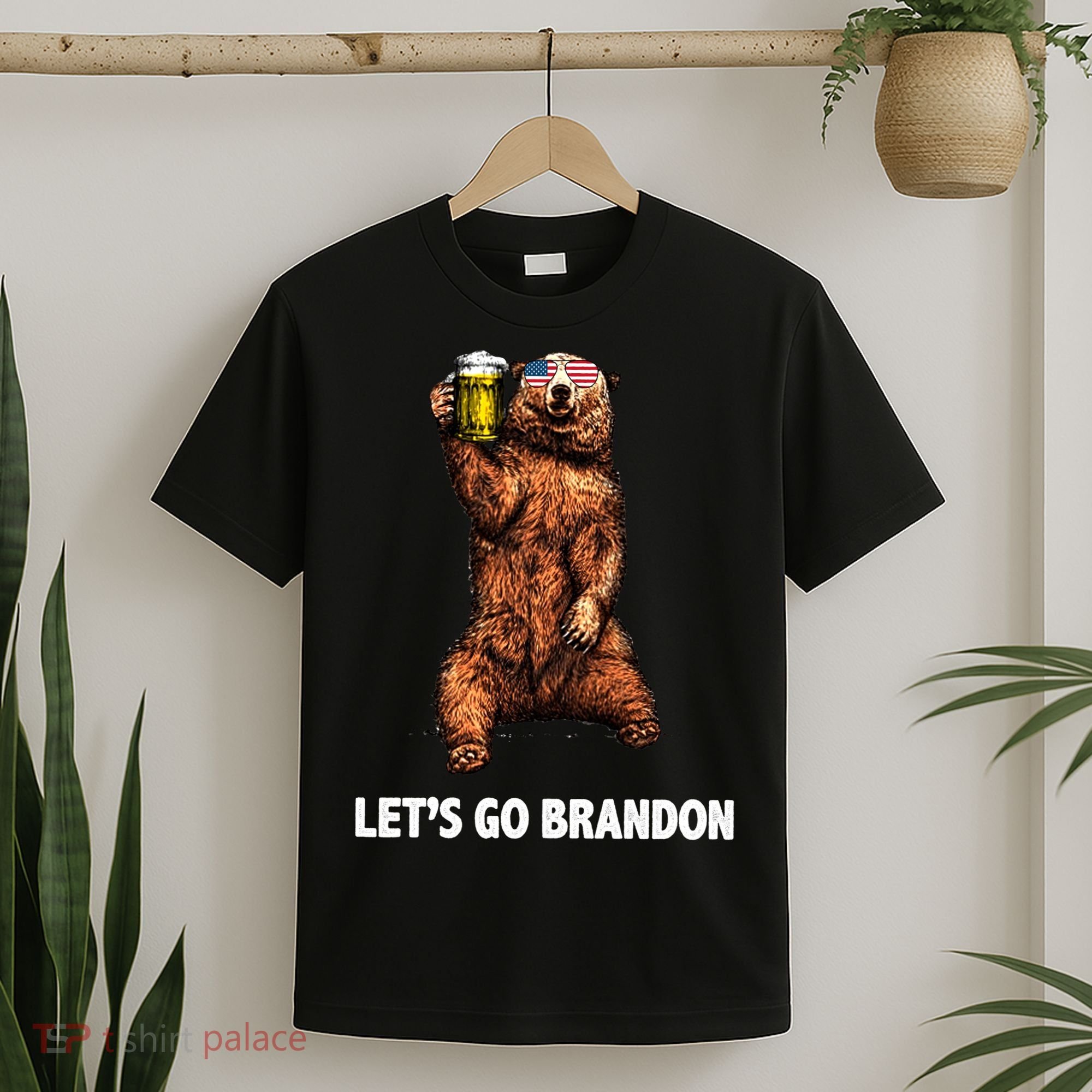 Let's Go Brandon Cheers American Bear T-Shirt
