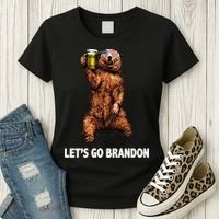 Let's Go Brandon Cheers American Bear Women's T-Shirt thumb 3