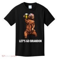 Let's Go Brandon Cheers American Bear Kids T-Shirt thumb 0