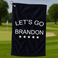 Let's Go Brandon Funny Joe Biden Golf Towel thumb 1
