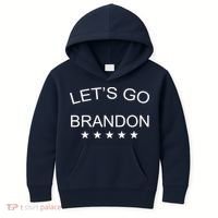 Let's Go Brandon Funny Joe Biden Kids Hoodie thumb 0