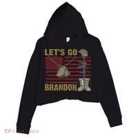 Let's Go Brandon Lets Go Brandon Lets Go Brandon Let's Go Brandon Crop Fleece Hoodie thumb 0